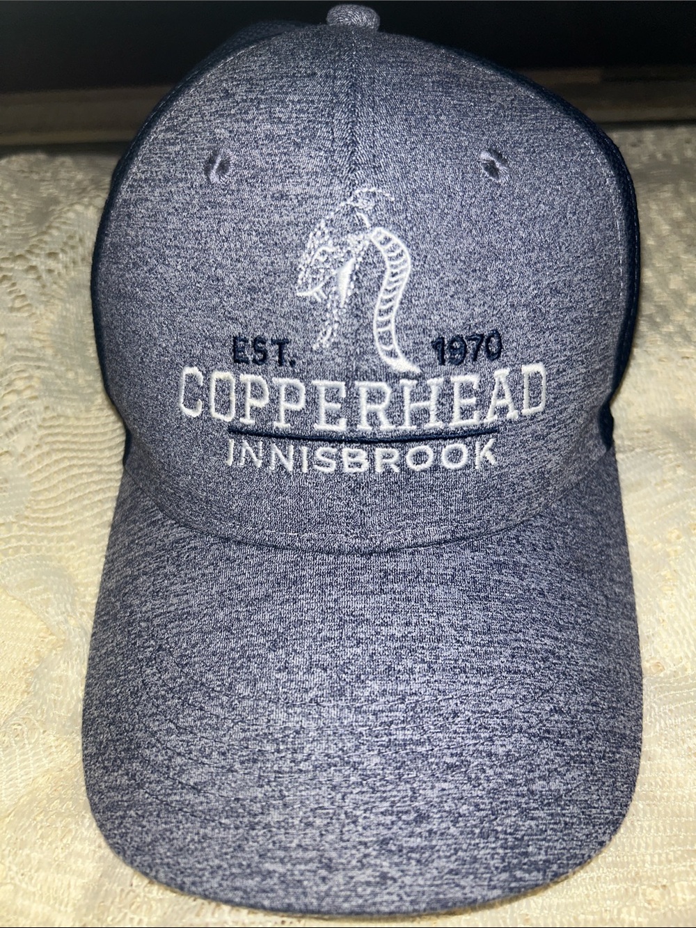Copperhead Innisbrook Men's Hat  Navy/Gray MID FIT Baseball Cap